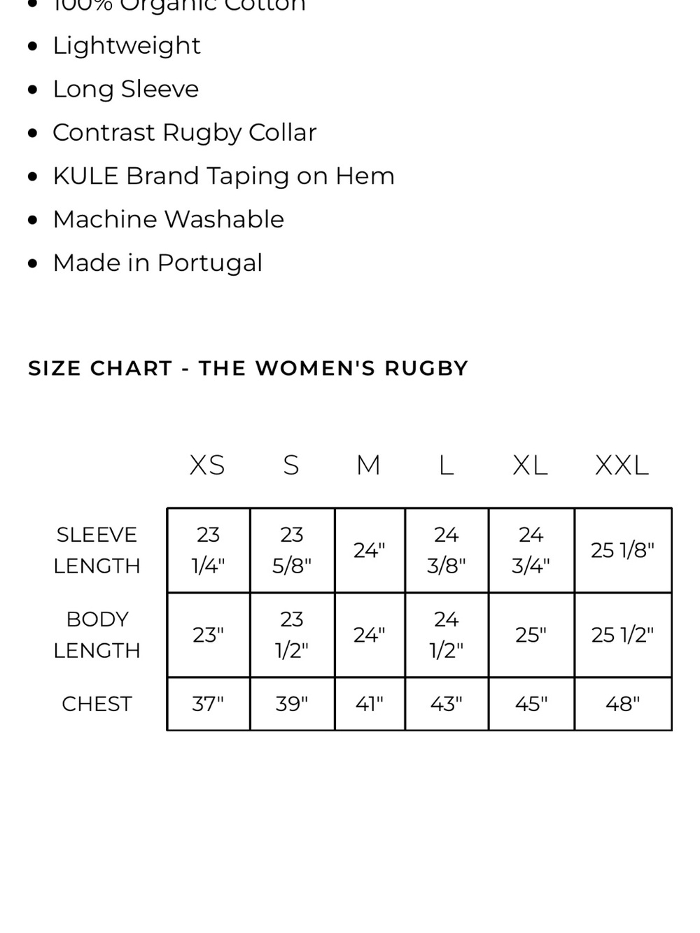 KULE Heather Gray Long Sleeve Rugby top with White Contrast Collar - Picture 4 of 4